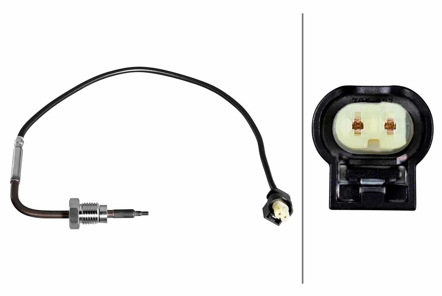 HELLA Sensor, uitlaatgastemperatuur 6PT 010 376-811 Uitlaatgas temperatuur sensor HELLA FORTWO 6PT 010 376-811 goedkoop