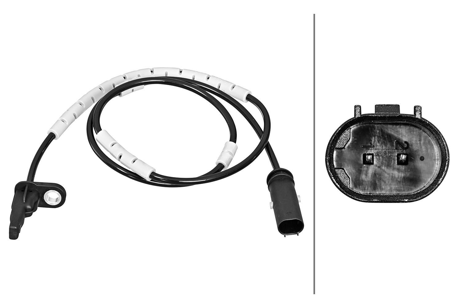 HELLA Wielsnelheidssensor (ABS) 6PU 358 217-171 MG MG 6 Abs sensor HELLA 6PU 358 217-171