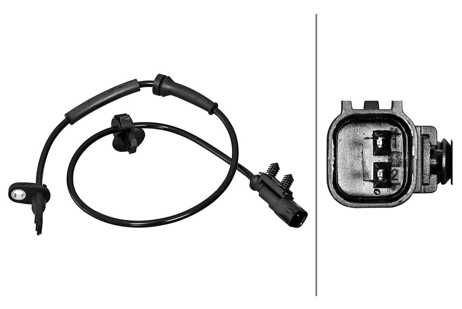 HELLA Devējs, Riteņu griešanās ātrums 6PU 358 217-211 6PU 358 217-211 ABS devējs TESLA MODEL 3 HELLA