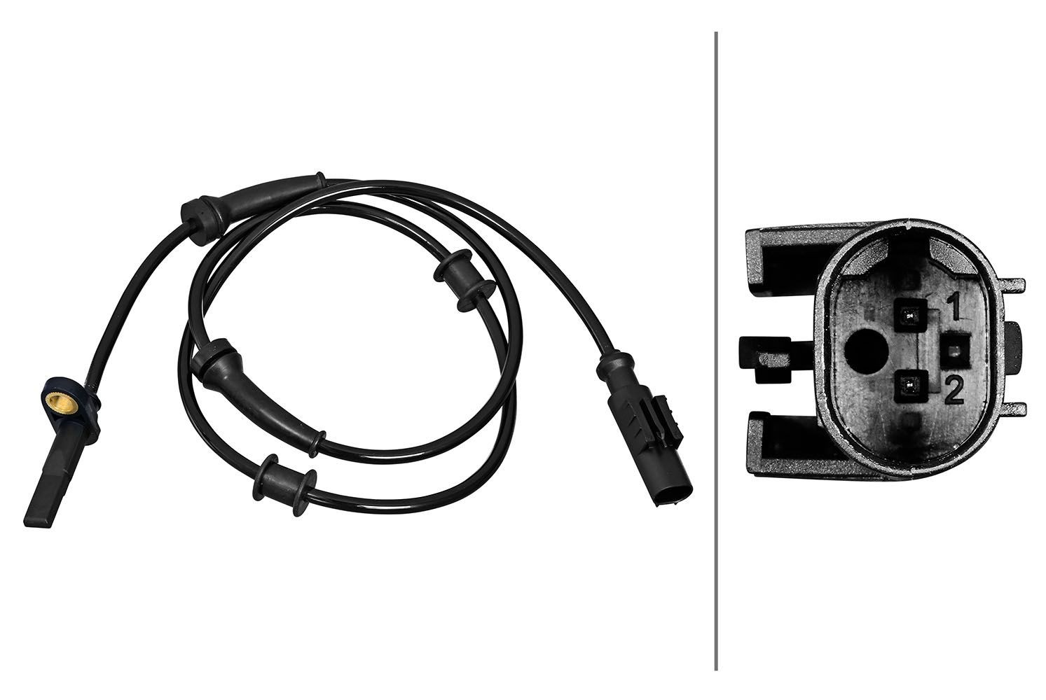 HELLA Αισθητήρας, στροφές τροχού 6PU 358 217-251 Αισθητήρας ABS HELLA 307 6PU 358 217-251 φθηνά