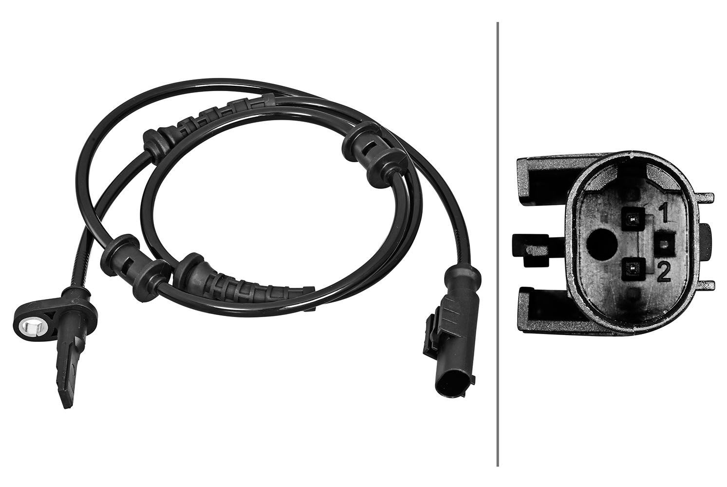 HELLA Sensor, ABS 6PU 358 217-261 Hjulhastighetsfoler HELLA MAREA 6PU 358 217-261 billige