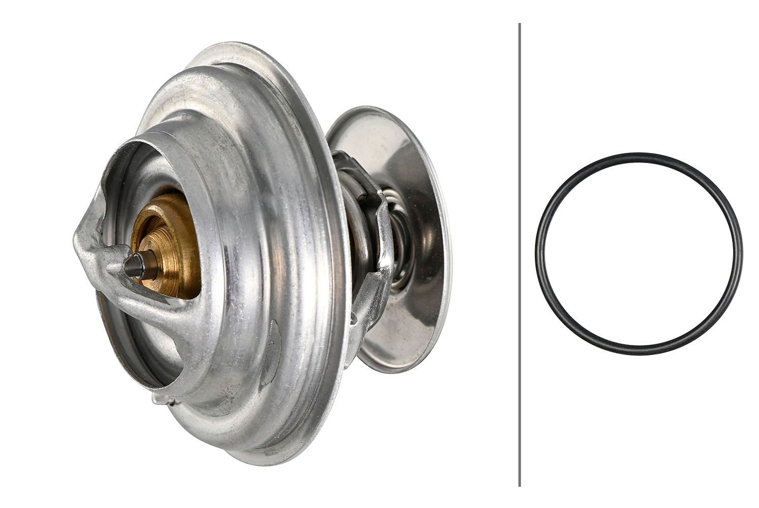 HELLA Thermostaat, koelvloeistof 8MT 354 778-401 8MT 354 778-401 Koelwaterthermostaat MERCEDES-BENZ E-Klasse HELLA