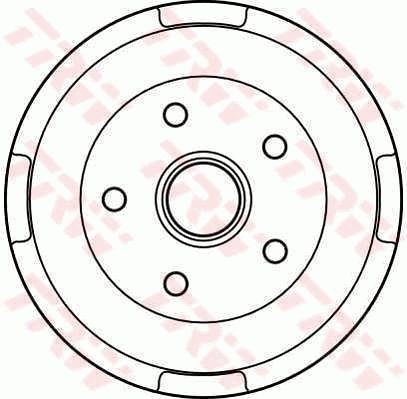 TRW Brzdový bubon DB4132 TRW DB4132 Brzdový bubon Mazda 626 Hatchback cena