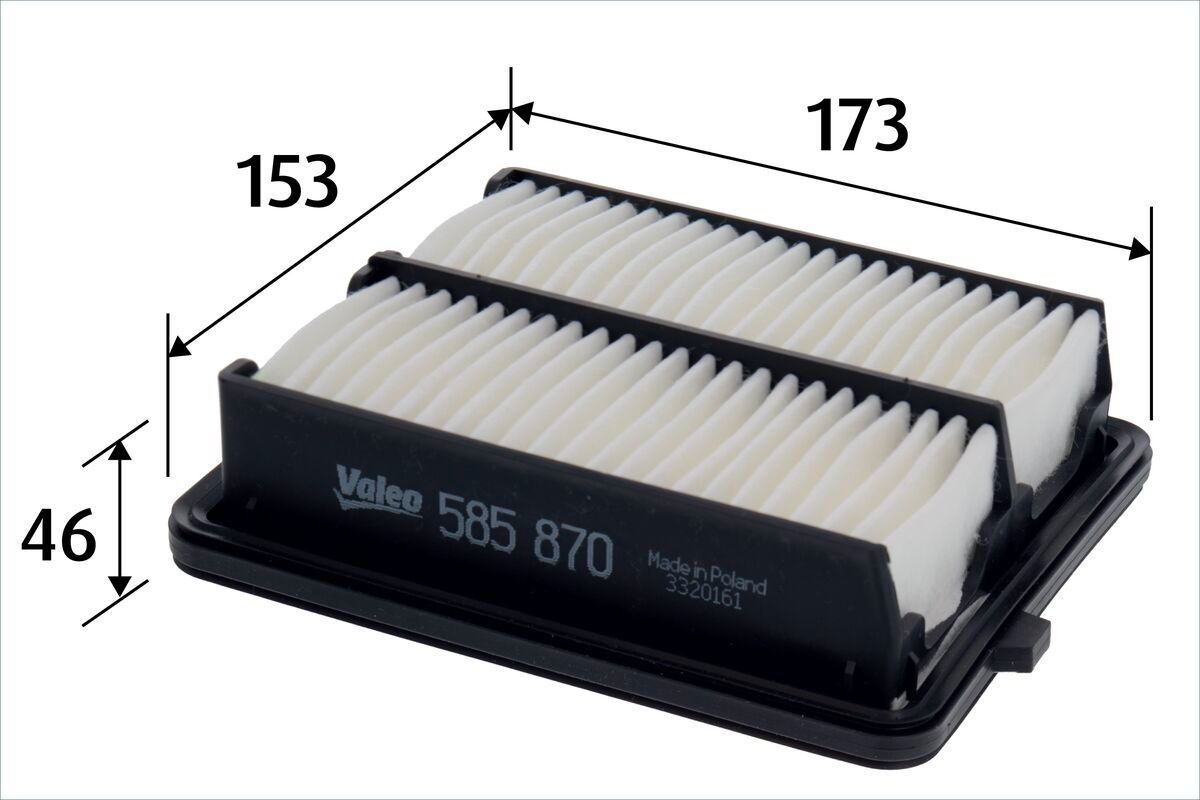 VALEO Õhufilter 585870 VALEO 585870 Õhufilter Honda Insight ZE2/ZE3 hind