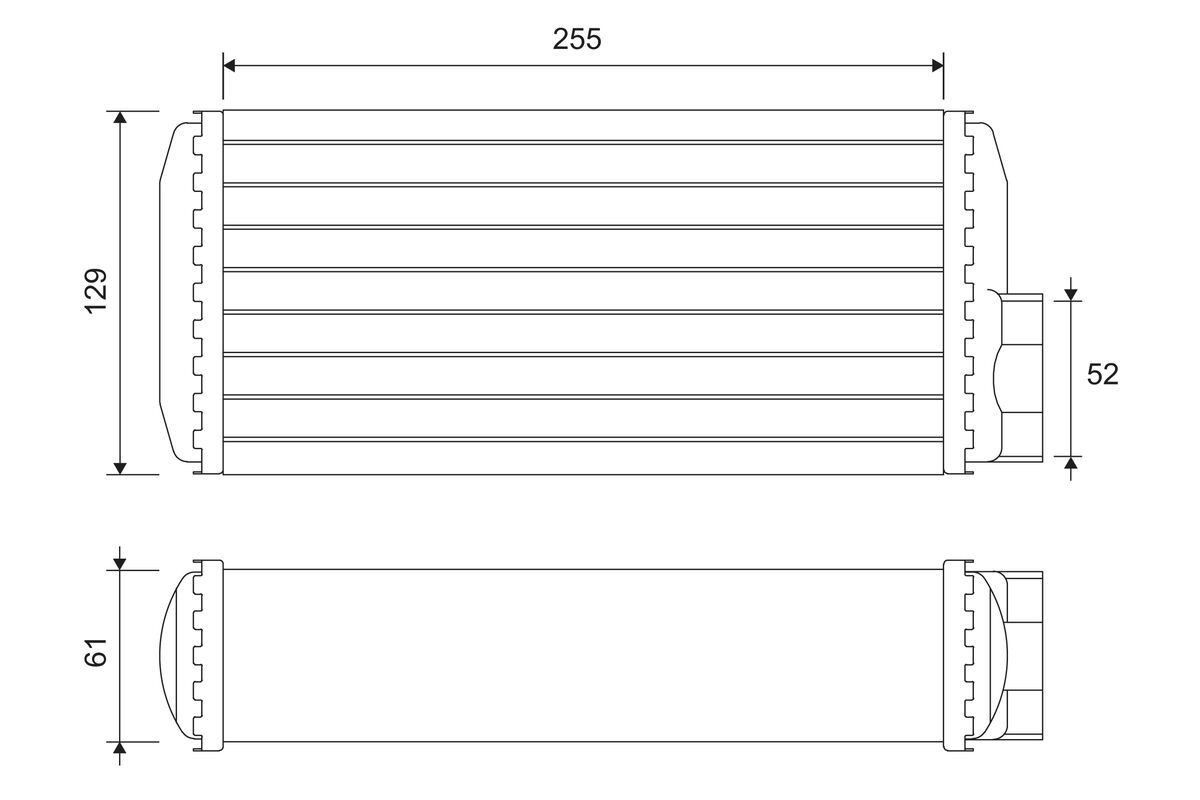 VALEO Radiateur de chauffage 811638 811638 Radiateur de chauffage SKODA YETI VALEO