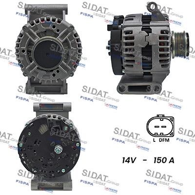 SIDAT Lichtmaschine A12BH0077 A12BH0077 Generator CITROËN C8 SIDAT kaufen