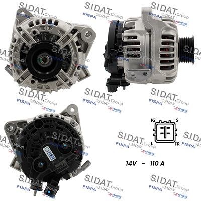 SIDAT Generaator A12BH0484 Generaator SIDAT CAMRY A12BH0484 odav