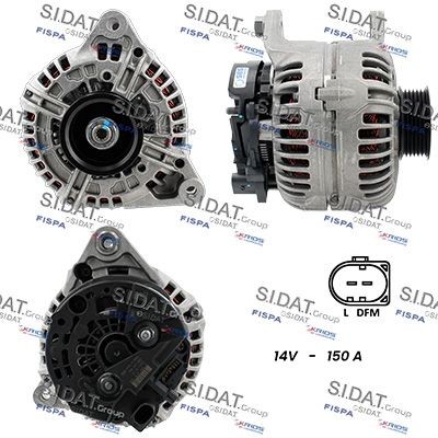 SIDAT Generator A12BH0737 A12BH0737 SIDAT generator SKODA FELICIA