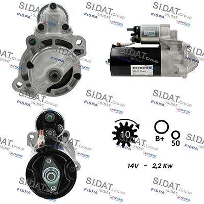 SIDAT Starter S12BH0911 S12BH0911 Starter VOLVO XC70 SIDAT