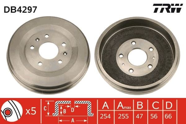 TRW Bromstrumma DB4297 TRW DB4297 Bromstrumma Land Rover Freelander 1 original