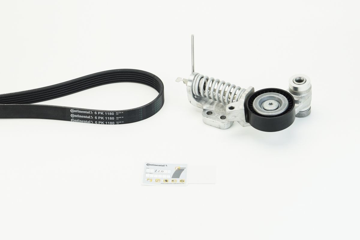 Jeu de courroies trapézoïdales à nervures CONTITECH 6PK1180K5 CONTITECH 6PK1180K5 Jeu de courroies trapézoïdales à nervures Volvo XC60 2016