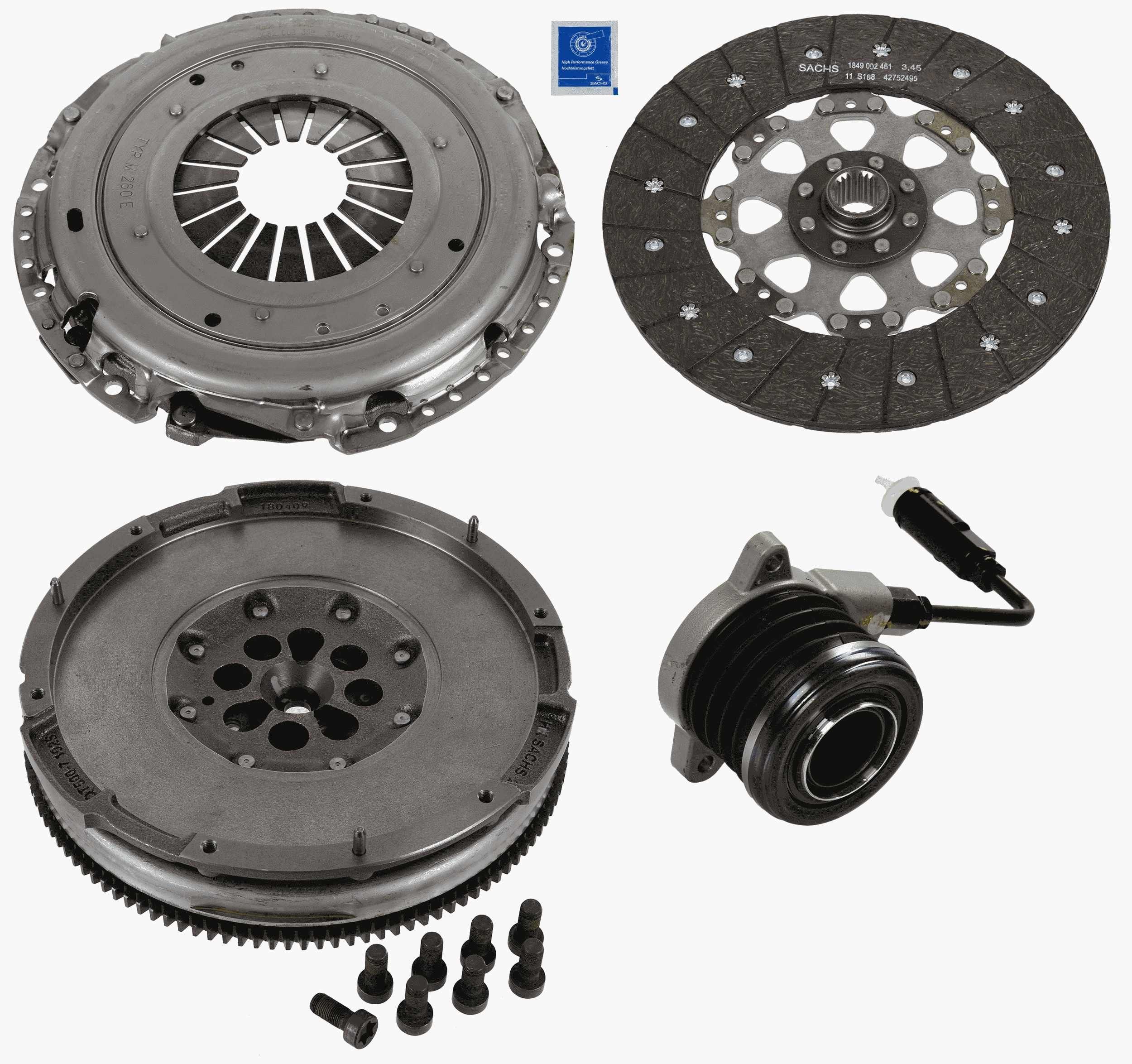 SACHS Clutchsett 2290 601 194 SACHS 2290 601 194 Clutchsett KIA Sorento II (XM) 2.4 GDI 192 hk 2014