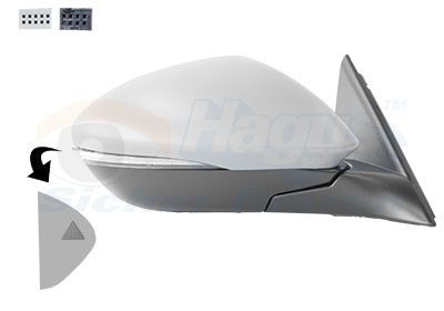 VAN WEZEL Sidespeil 0125826 Ytterspeil VAN WEZEL Alfa Romeo GT 0125826