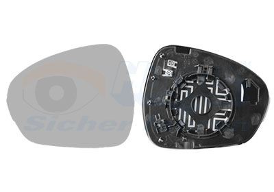 VAN WEZEL Peegliklaas, Välispeegel 0125837 Peegliklaas VAN WEZEL 159 0125837 odav