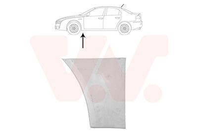 Spārns VAN WEZEL 0160155 VAN WEZEL 0160155 Spārns ALFA ROMEO 159 2012