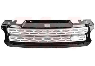 VAN WEZEL Kylargrill 0256510 Grill komplett Land Rover LG 0256510 VAN WEZEL