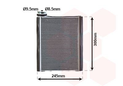 VAN WEZEL Verdampfer, Klimaanlage 0301V700 Klimaverdampfer VAN WEZEL Volkswagen TOUAREG 0301V700