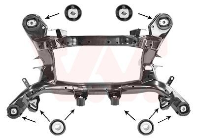 Corpo do eixo VAN WEZEL 0657629 VAN WEZEL 0657629: Eixo BMW Série 3 2001