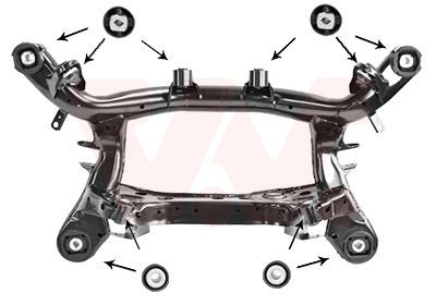 Tilta sija VAN WEZEL 0667629 VAN WEZEL 0667629: Tilta sija BMW X3 2003