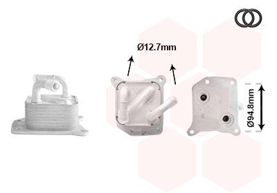 VAN WEZEL Õliradiaator, mootoriõli 13013702 Õlijahuti VAN WEZEL Nissan PICK UP 13013702