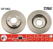 TRW | Disco de travão DF1963 para HONDA CRX II Coupe (ED, EE) baratas online