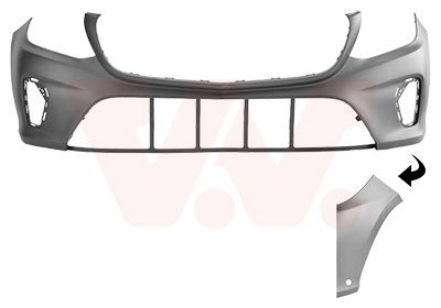 VAN WEZEL Paraurti 3069575 VAN WEZEL 3069575 costo Paraurti Mercedes X166 originale