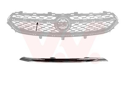 VAN WEZEL Modanatura decorativa / protettiva, Griglia radiatore 3805512 VAN WEZEL 3805512 Griglia radiatore Corsa F originale prezzo