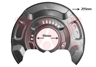 VAN WEZEL Flasque de frein 5437372 VAN WEZEL 5437372 Déflecteur disque de frein Toyota Yaris NCP 15 à un prix avantageux