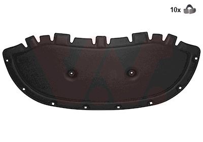 VAN WEZEL Motorrumsisolation 7643460 7643460 VAN WEZEL Motorrumsisolation Skoda billig