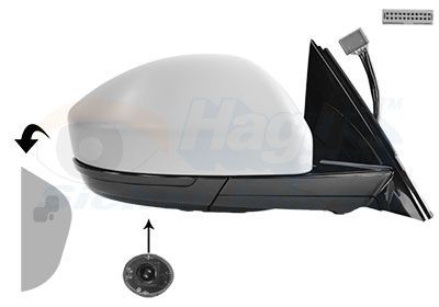 Välipeegel VAN WEZEL 7719826 VAN WEZEL 7719826 JAGUAR XK 2012 Tahavaatepeegel