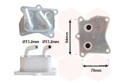 Eļļas radiators, Motoreļļa VAN WEZEL 82013705 VAN WEZEL 82013705 Eļļas radiators HYUNDAI TUCSON 2021