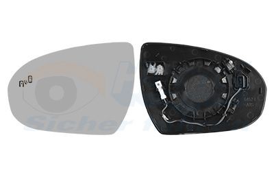Speilglass, ytterspeil VAN WEZEL 8264835 VAN WEZEL 8264835 Sidespeil HYUNDAI TUCSON 2015