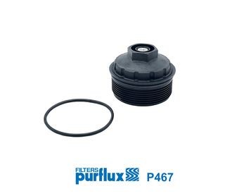 PURFLUX Couvercle, boîtier du filtre à huile P467 P467 Boîtier de filtre à huile PURFLUX PEUGEOT 308