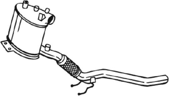 BOSAL Roetfilter (DPF) 097-521 Partikelfilter BOSAL ALHAMBRA 097-521 goedkoop