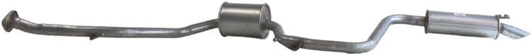 BOSAL Hátsó hangtompító 289-045 Kipufogó rendszer Toyota Auris Kombi: Hátsó hangtompító BOSAL 289-045