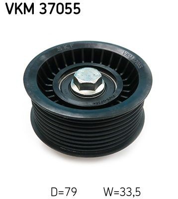 SKF Vratná / vodiaca kladka rebrovaného klinového remeňa VKM 37055 SKF VKM37055 Vodiaca kladka Range Rover L494 cena