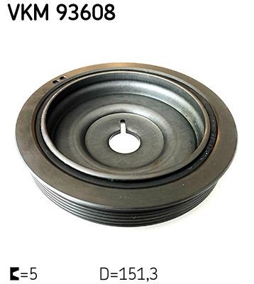 SKF Piedziņas skriemelis, Kloķvārpsta VKM 93608 VKM 93608 Piedziņas skriemelis kloķvārpsta NISSAN PICK UP SKF