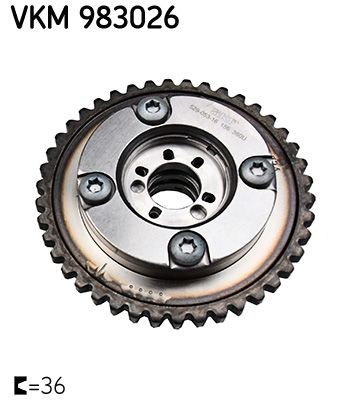 SKF Nokkenasversteller VKM 983026 SKF VKM 983026 Tandwiel, nokkenas Mercedes W177 goedkoop