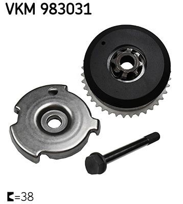 SKF Kamakselregulering VKM 983031 SKF Tannhjul, kamaksel RENAULT VKM 983031