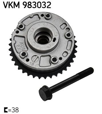 SKF Nokkenasversteller VKM 983032 VKM 983032 Nokkenastandwiel SKF VOLKSWAGEN POLO