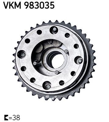 SKF Kamakselregulering VKM 983035 Tannhjul, kamaksel RENAULT SKF VKM 983035