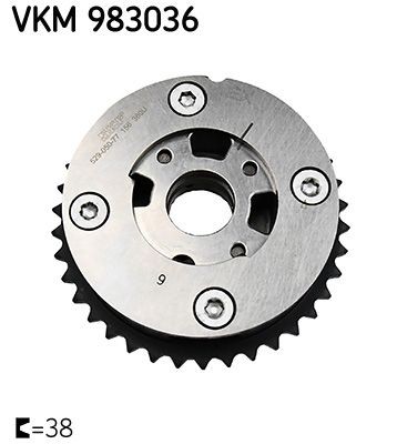 SKF Nastavovač vačkového hriadeľa VKM 983036 Nastavovač vačkového hriadeľa SKF Seat ALTEA VKM 983036