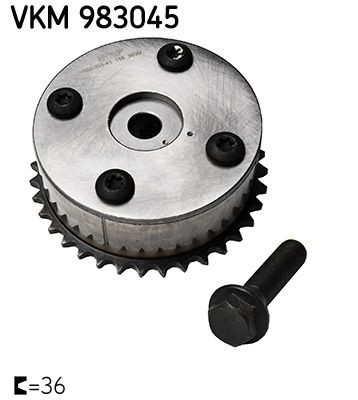 SKF Kamakselregulering VKM 983045 Tannhjul kamaksel VW SKF VKM 983045