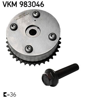 SKF Kamakselregulering VKM 983046 VKM 983046 Kamakselregulering ALFA ROMEO 159 SKF