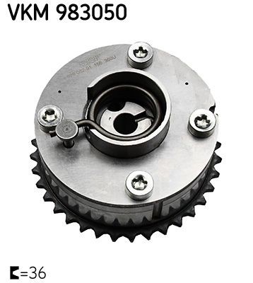 SKF Sadales vārpstas regulēšanas mehānisms VKM 983050 VKM 983050 Zobrats, sadales vārpsta OPEL INSIGNIA SKF