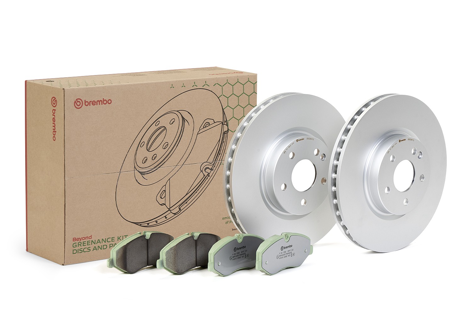 BREMBO Remschijven en blokken KT 10 031 BREMBO KT 10 031 Remmenset Viano W639 goedkoop