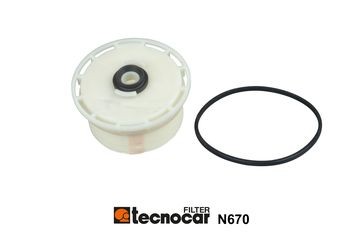 TECNOCAR Bränslefilter N670 N670 TECNOCAR dieselfilter TOYOTA RAV 4