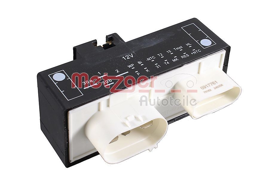 METZGER Commande, ventilateur électrique (refroidissement du moteur) 0917761 0917761 Commande, ventilateur électrique (refroidissement du moteur) SEAT LEON METZGER