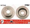 TRW | Disco de travão DF7249 para HONDA Accord VI Coupe (CG) baratas online