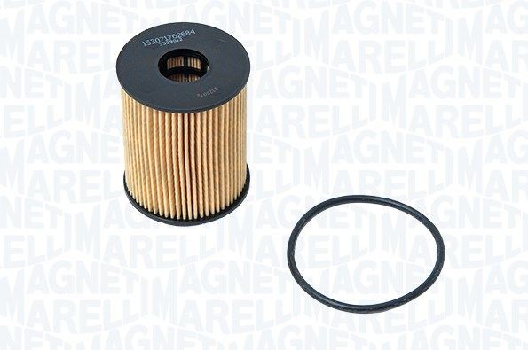 MAGNETI MARELLI Oljefilter 153071762684 Oljefilter MAGNETI MARELLI Peugeot 208 153071762684